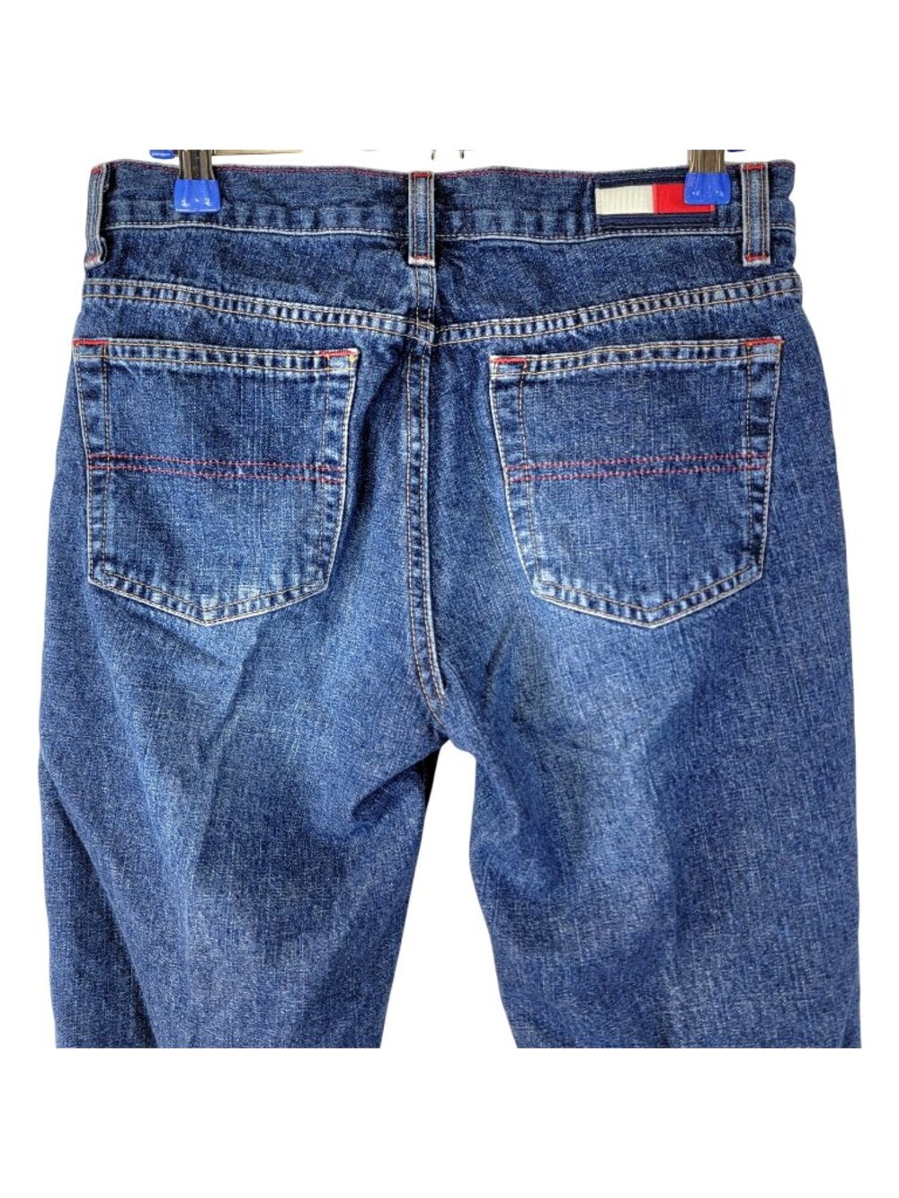 Tommy Hilfiger Jeans Vintage Y2K Women 5 28 Straight Leg Capris Crop Dark Denim